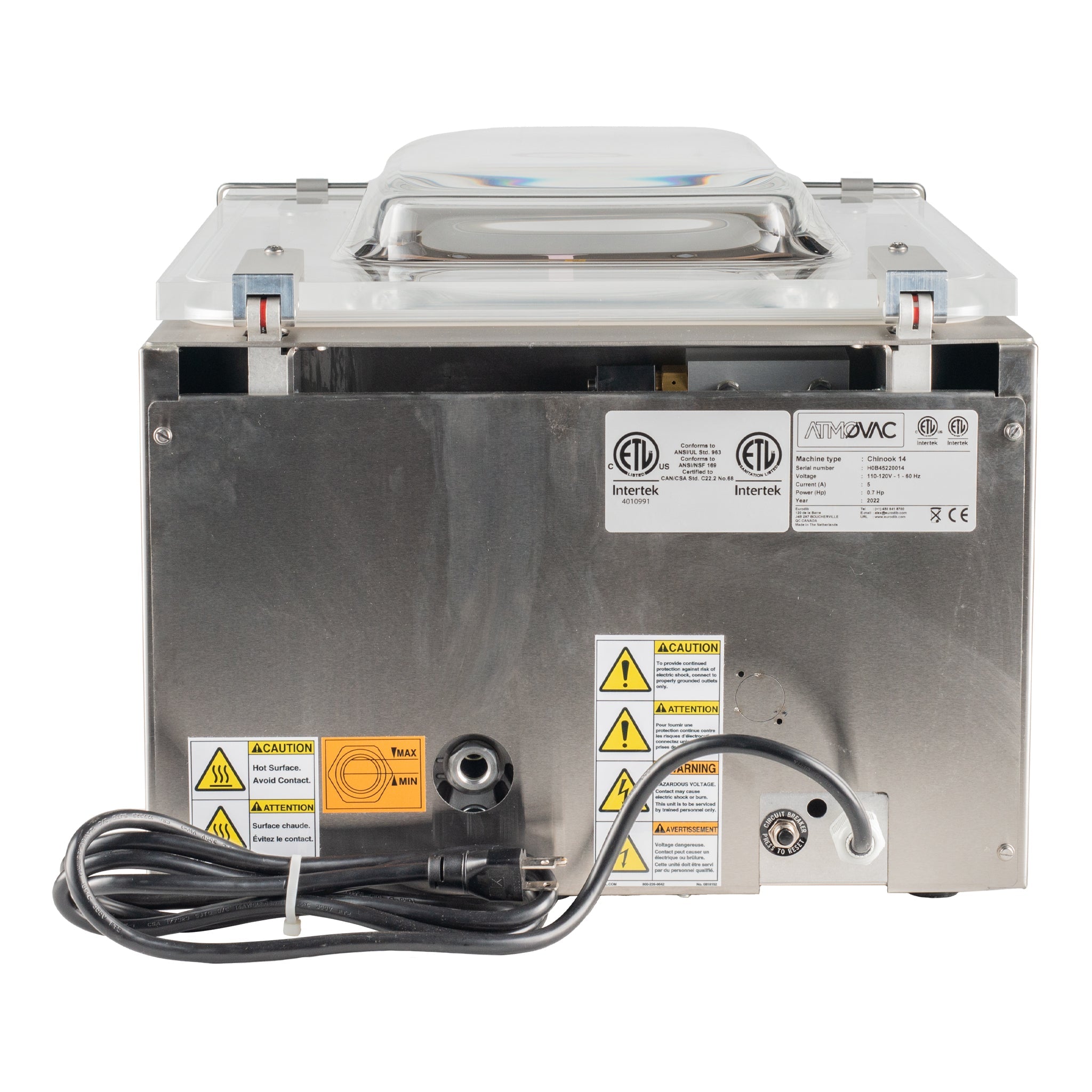 Atmovac Chinook 14 Chamber Vacuum Sealer w/ 14" Sealer Bar