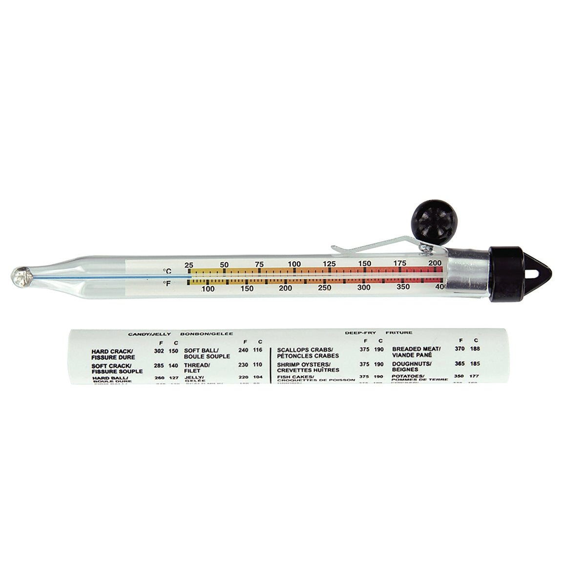 BIOS Candy & Deep Fry Tube Thermometer, Glass
