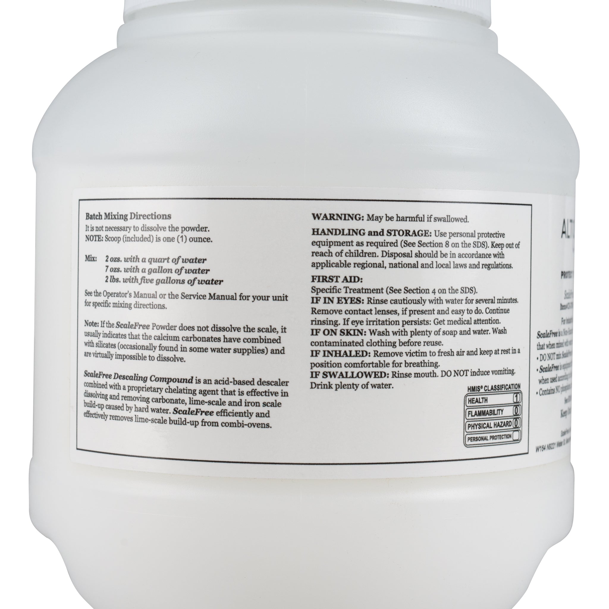 Alto-Shaam ScaleFree Descaling Powder, 4 lb