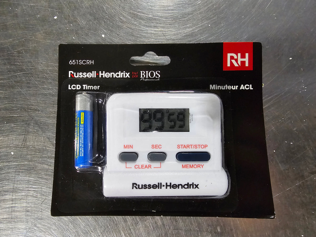 BIOS Digital Timer with Russell Hendrix Logo, FINAL SALE