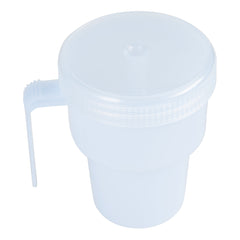 BIOS Spill Proof Kennedy Cup with Screw On Lid and Handle, 7 oz, Assorted Colours