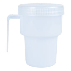 BIOS Spill Proof Kennedy Cup with Screw On Lid and Handle, 7 oz, Assorted Colours