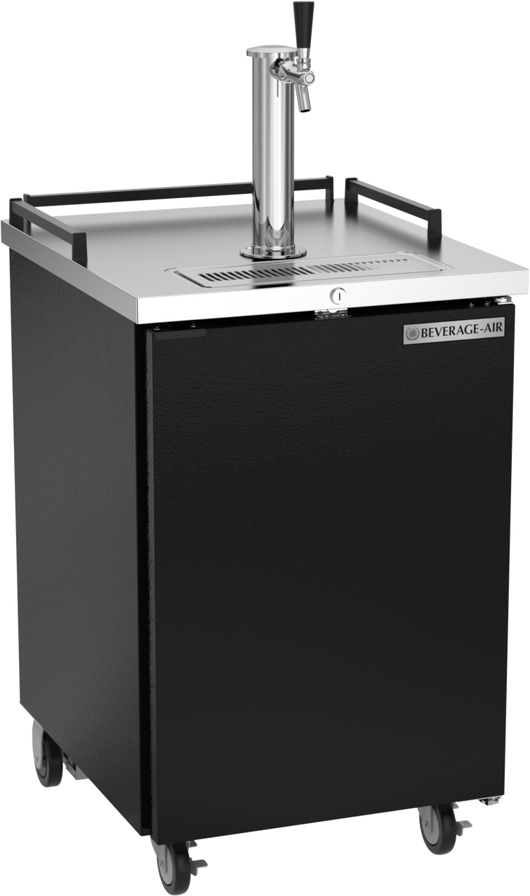 Beverage-Air BM23HC-B Portable Draft Beer Dispenser Refrigerator, 24", Black, 115V, FINAL SALE