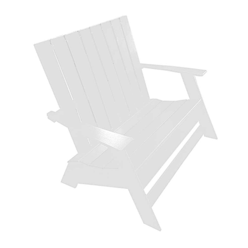 Beaver Springs Modern Adirondack Bench