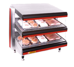 APW Wyott DMXD-36S Racer Heated Display Merchandiser, 2 Shelves, 36", 120V, FINAL SALE