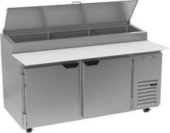 Beverage-Air DP67HC Double Door Refrigerated Pizza/Sandwich Prep Table, 67", 115V, FINAL SALE