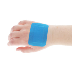 BIOS Blue Metal Detectable Large Patch Bandages, 2" x 3" (50-pack)