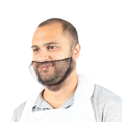 BIOS Nylon Beard Net, Black (100-pack)