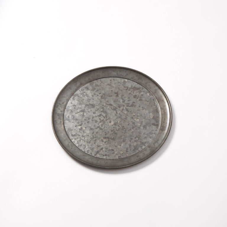 American Metalcraft Wide Rim Pizza Pan, Onyx Galvanized, FINAL SALE