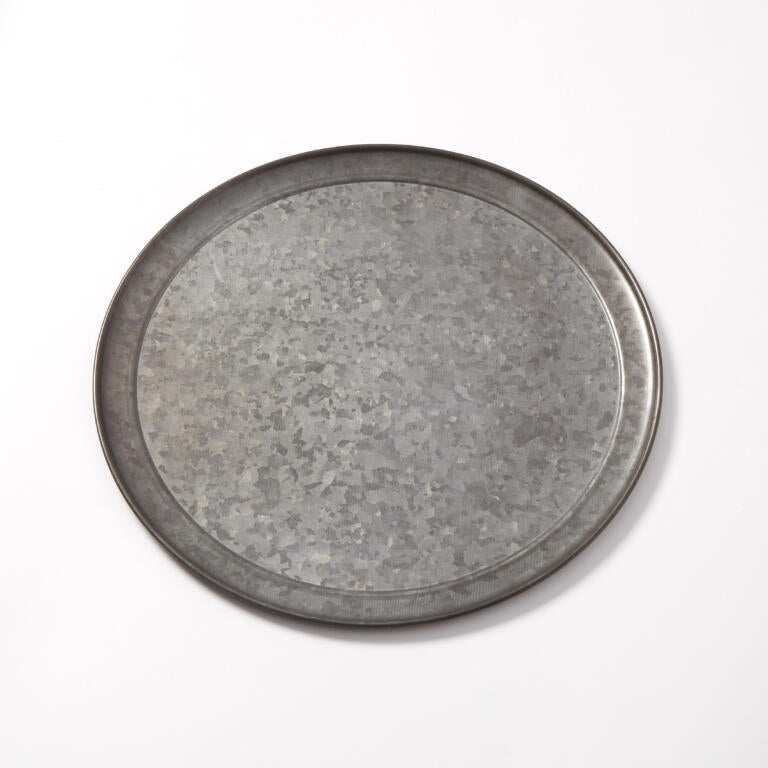 American Metalcraft Wide Rim Pizza Pan, Onyx Galvanized, FINAL SALE