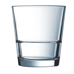 Arcoroc Stack Up Double Old Fashioned Glass, 12 oz (12-pack)