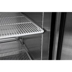 Atosa MBF8503GR Bottom Mount Double Stainless Steel Door Reach-In Freezer, 55", 115/60/1