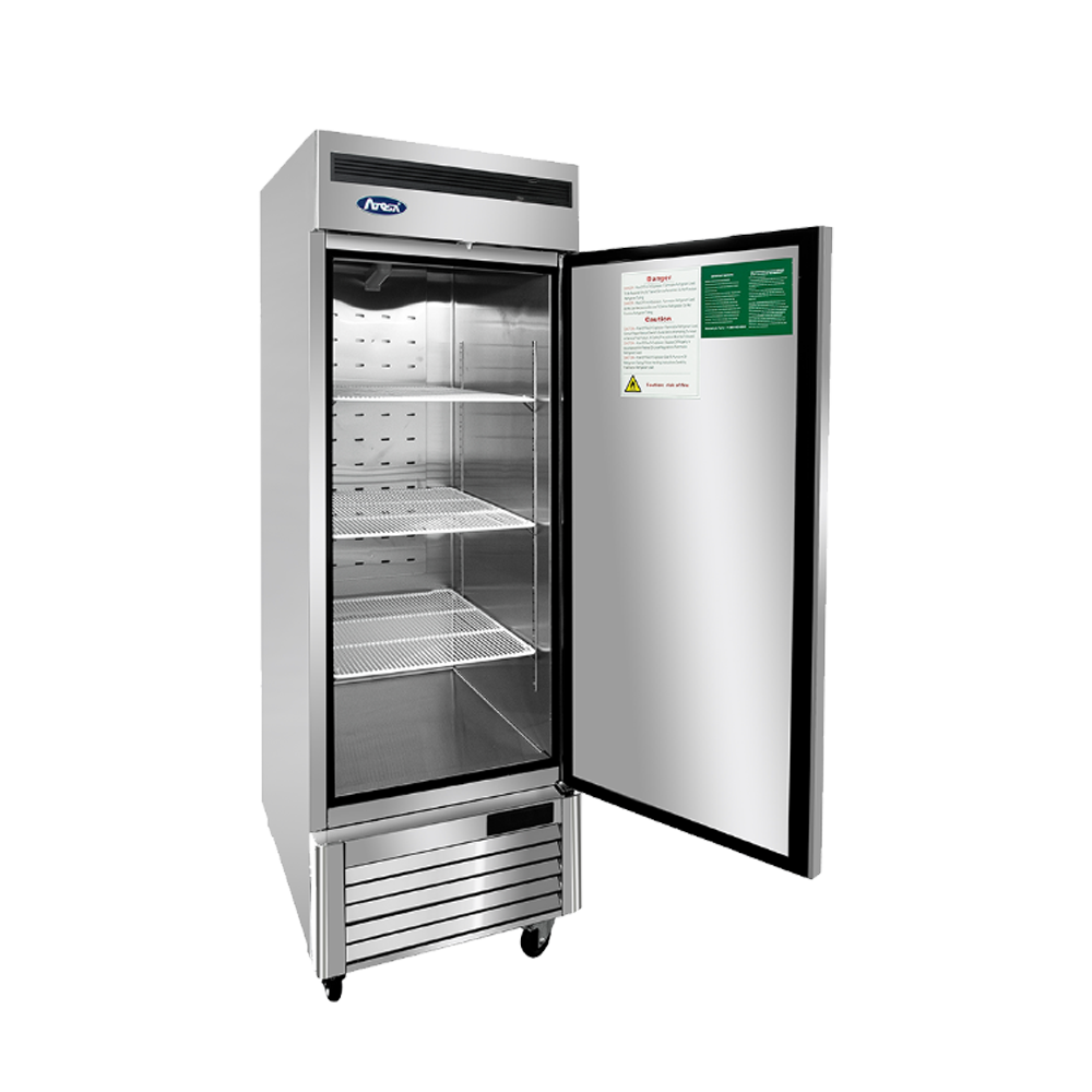 Atosa MBF8505GR Bottom Mount Single Stainless Steel Door Reach-In Refrigerator, 27", 115/60/1