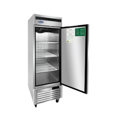 Atosa MBF8505GR Bottom Mount Single Stainless Steel Door Reach-In Refrigerator, 27", 115/60/1