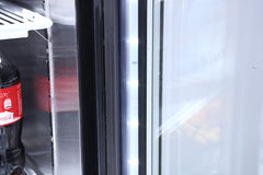 Atosa MCF8721ES Double Glass Door Merchandiser Freezer, 55", 115/60/1, Black