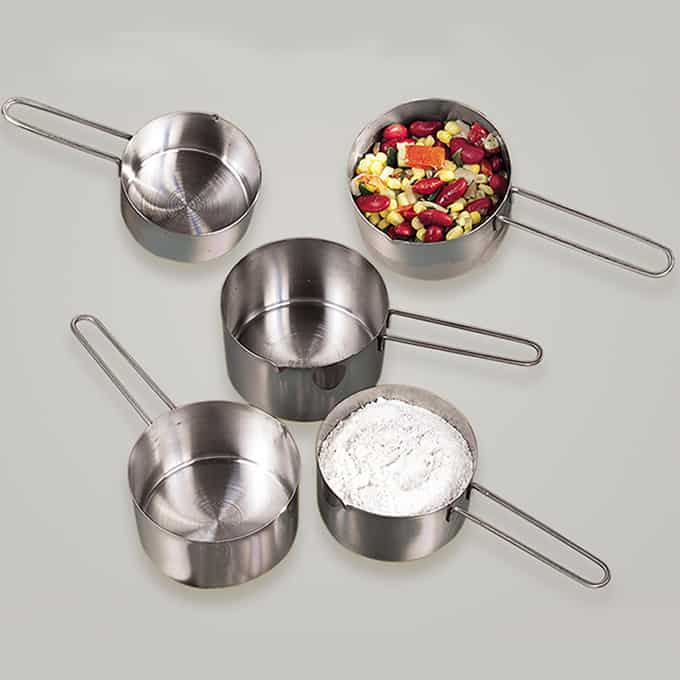 American Metalcraft Short Wire Handled Measuring Cup, Stainless Steel
