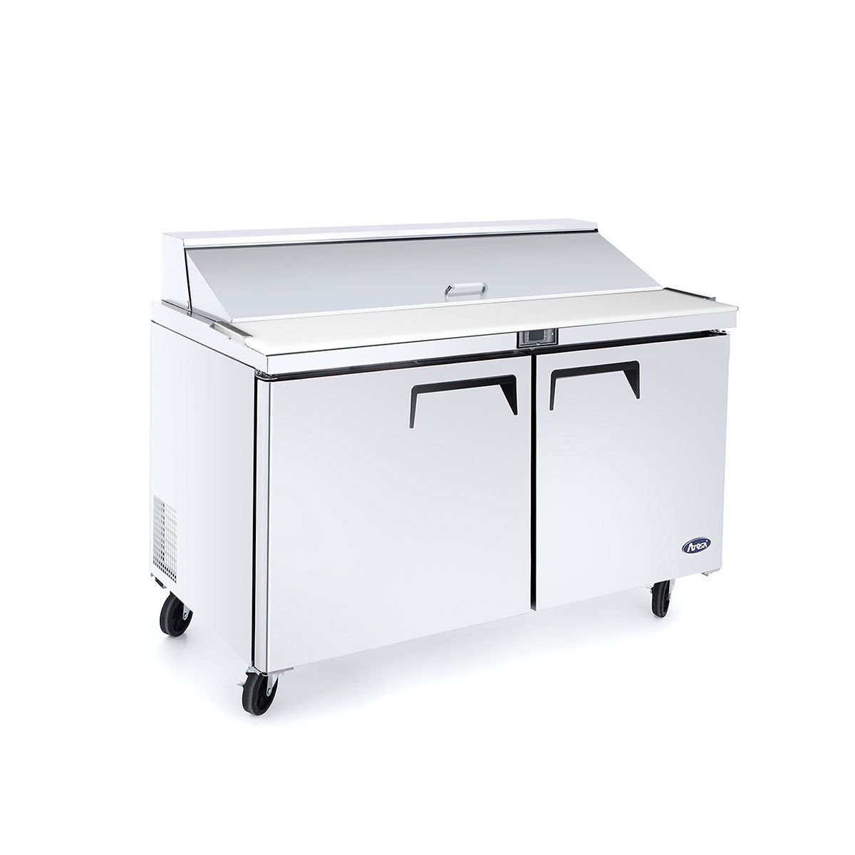 Atosa MSF8302GR Standard Top Double Door Sandwich Prep Table Refrigerator, 12 Pan, 48", 115/60/1