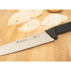 Browne Chef Knife, Black Polypropylene Handle