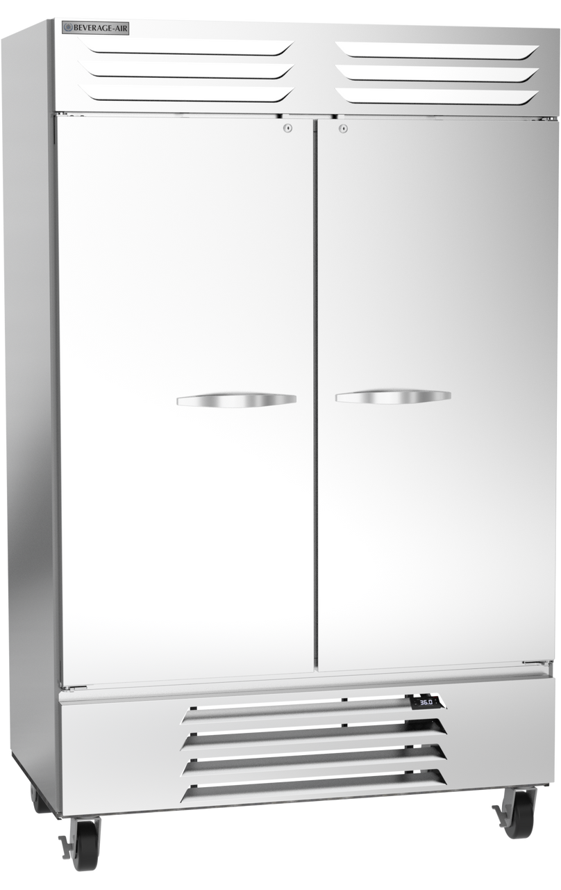 Beverage-Air RB49HC-1S Vista Series Double Solid Door Reach-In Refrigerator, 52", 115V, FINAL SALE
