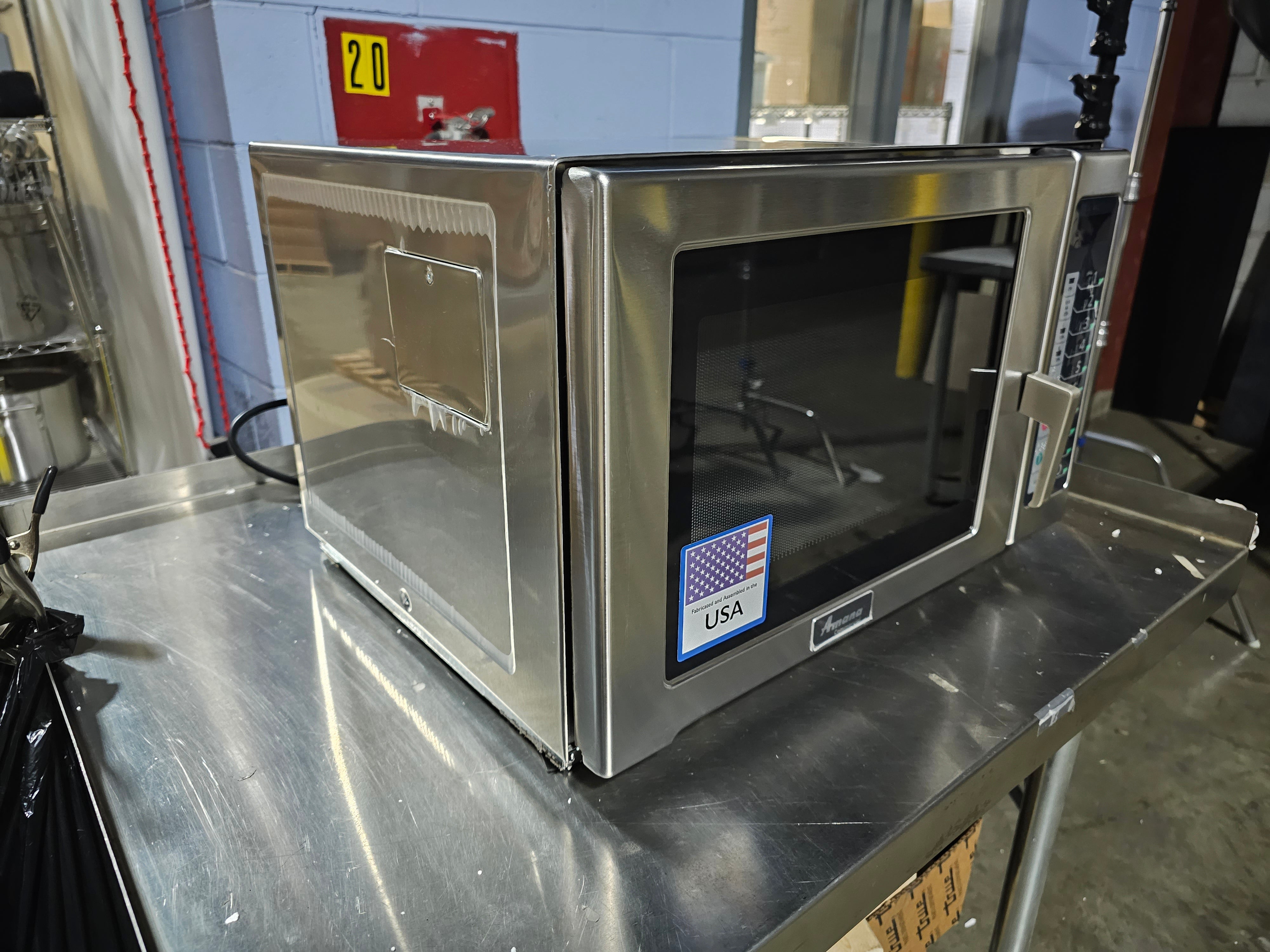 Amana RFS18TS Commercial Microwave Oven, 1800 W, 208/240V, SCRATCH & DENT FINAL SALE