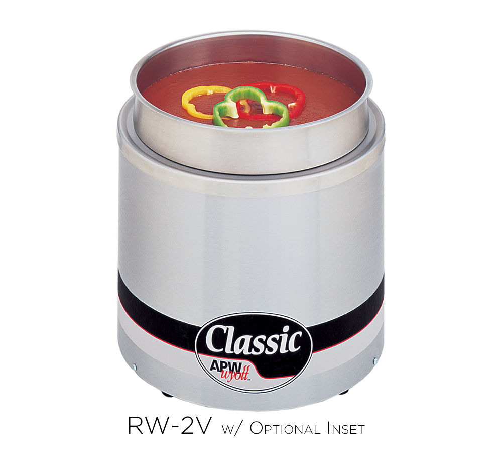 APW Wyott Classic Round Countertop Warmer