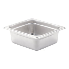 Browne 1/6 Size Food Pan, 24 Gauge Stainless Steel