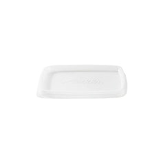 Aladdin Temp-Rite Disposable Vented Rectangular Lid for 8 oz Soup Bowl, White (3000-pack), FINAL SALE